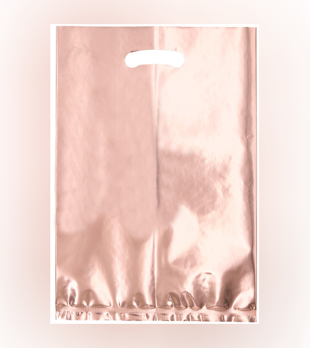 שקיות הפתעה מטאלי (10יח') רוז גולד