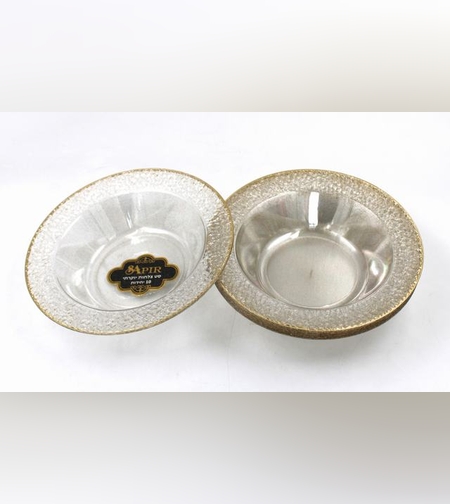 מרקיה ספיר שקוף נצנץ זהב פס זהב (10 יח')