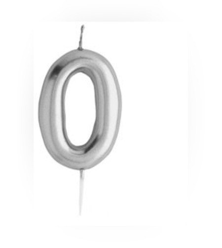 נר מספר כסף מבריק , ספרה 0