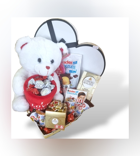 מארז לב דובי מפנק