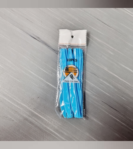 סכין (10יח') תכלת