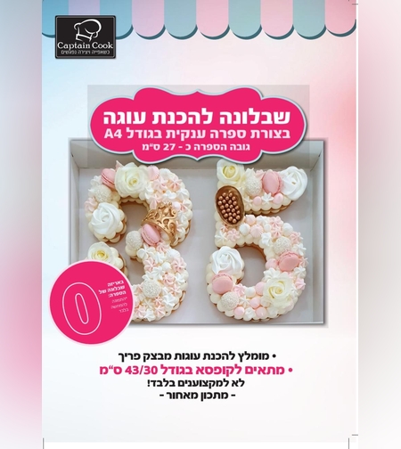 005AJ שבלונה מפלסטיק בגודל A4 ספרה 0