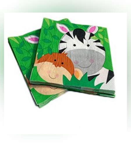 מפיות נייר סט ספארי 16 יח'