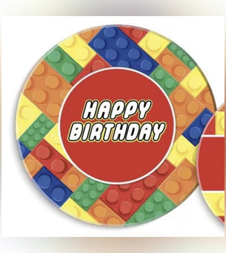 סט לגו - צלחת נייר 9