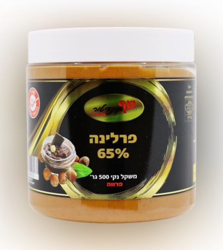 פרלינה 65% 500 גר פרווה