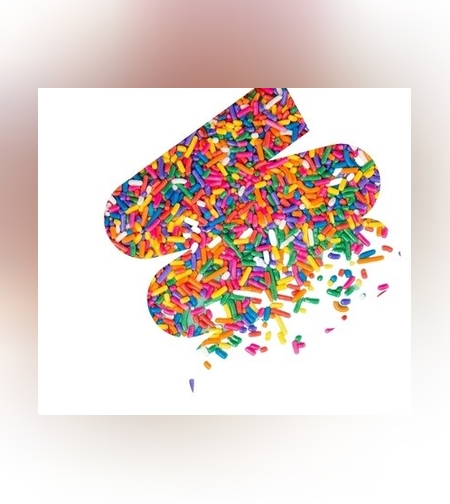 סוכריות אטריות מיקס צבעוני 500 גרם