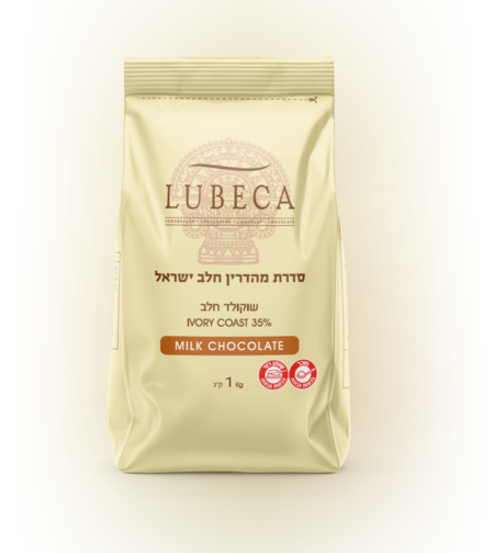 מטבעות שוקולד חלב לובקה (חלב ישראל) מהדרין 1 ק