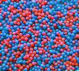 סוכריות מזרה כחול אדום 100 גר'