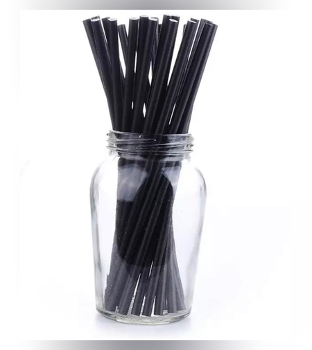 קשיות נייר פסטל 25 יח שחור