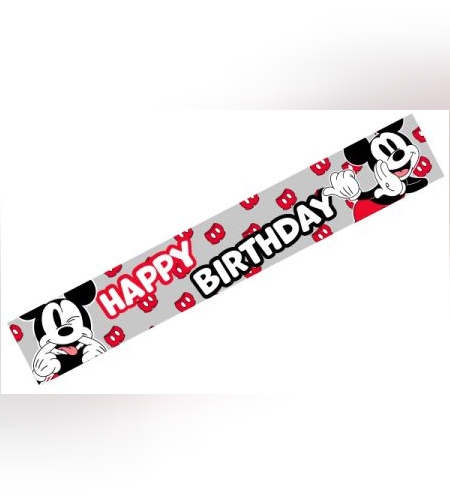 כרזת יום הולדת HB- מיקי מאוס קלאסי