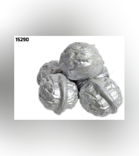 אגוזים צבע כסף* 12 יח