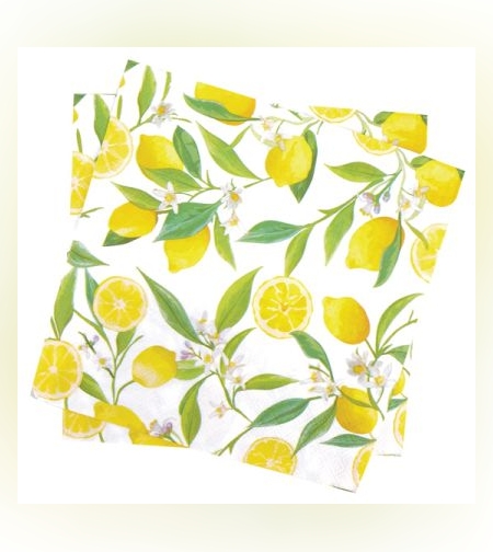 מפיות נייר 2 שכ 33X33 סמ 20 יח - לימונים