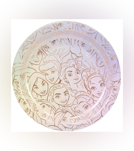 צלחת '9 *8 יח' נסיכות