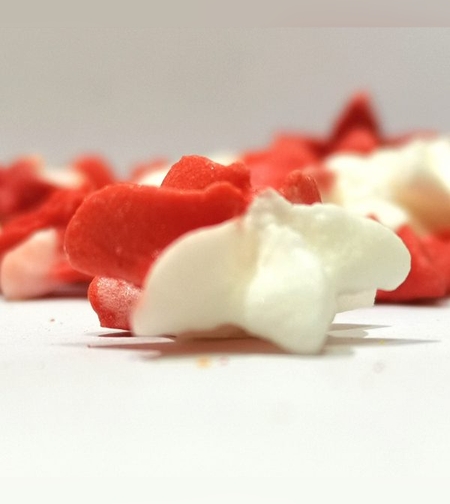 קצפיות שילובים אדום לבן כ 50 יח'