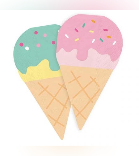 מפית שולחן צורני גלידה