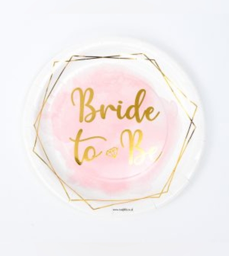 צלחות נייר 8 יח' סט רווקות משושים בינוני