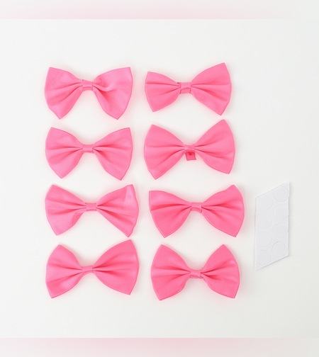 פפיון לקישוט עם דבק 8 יח' פוקסיה