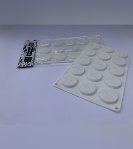 094I - תבנית סיליקון 15 ספירלות קוטר 4.5 0מ