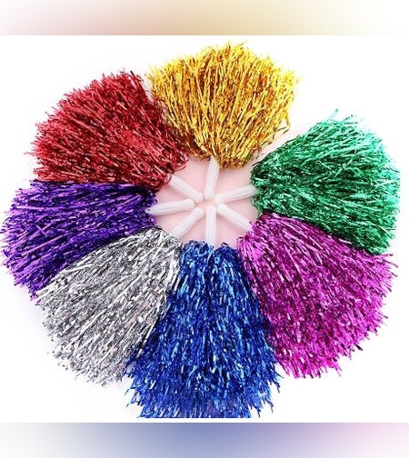 מעודדות מבריק מגוון צבעים 34 ס