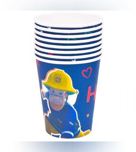 כוסות נייר 8יח-סמי הכבאי-HERO