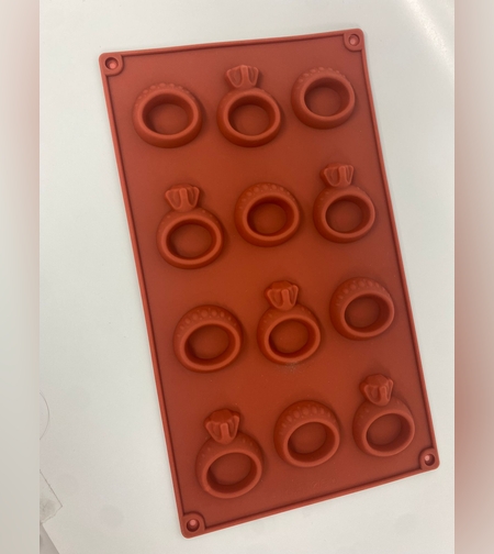 095U- תבנית סילקון טבעות נישואין