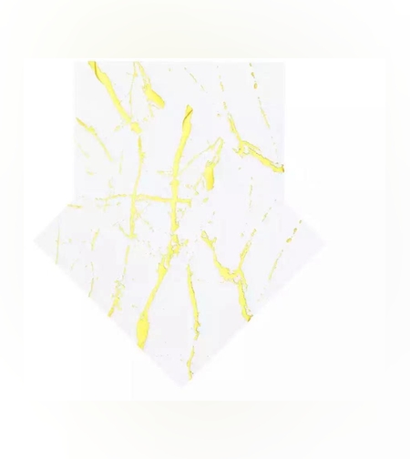 שייש זהב לבן - מפיות נייר / 16 יח