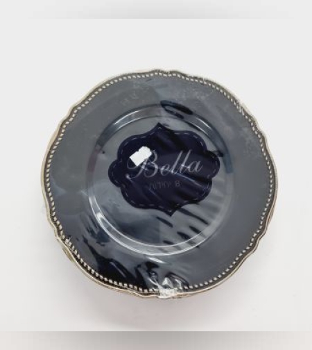 צלחות בלה 7.5 (10 יח') שחור