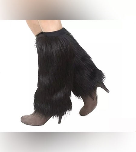 חותלות פרווה זוג שחור 36 ס