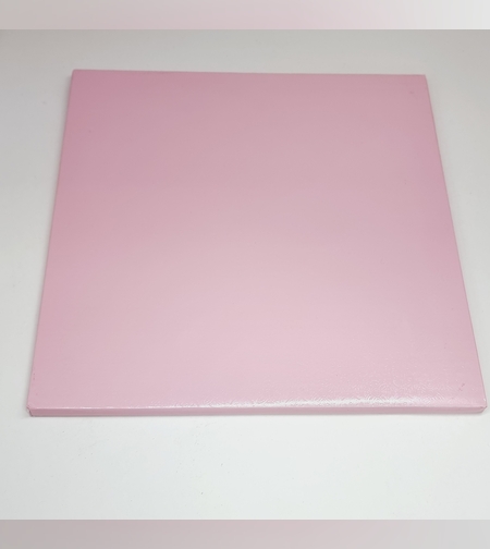 תחתית לעוגה מרובעת ורודה 1 ס'מ קוטר 29 ס'מ, 116G