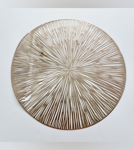 פלייסמט עגול זהב