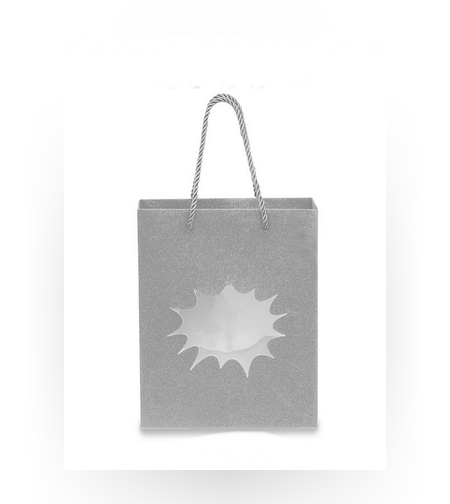 שקית נייר+חלון 20/25/10 ס