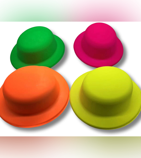 כובע מסיבות אולטרא צבעוני