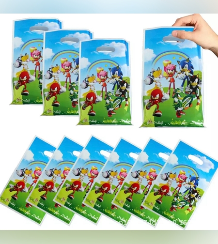 סוניק - שקיות הפתעה ניילון / 10 יח 17*25