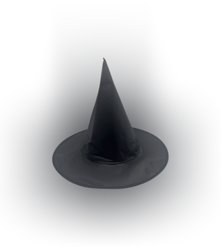 כובע מכשפה שחור קלאסי 38 ס