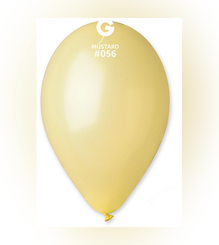 בלון G11 מטאלי 56 - צבע חרדל