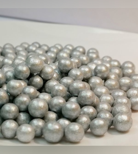 פנינים מטאלי כסף 60 גרם