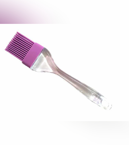 מברשת סיליקון 22 סמ ידית אקרילית (כתום)