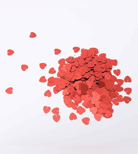 קונפטי לב אדום 20 גר'