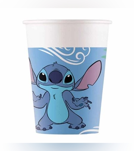 כוסות נייר 200 מל 8יח- סטיץ