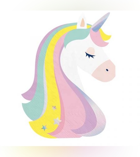 מפיות נייר צורני חד קרן - 12 יח