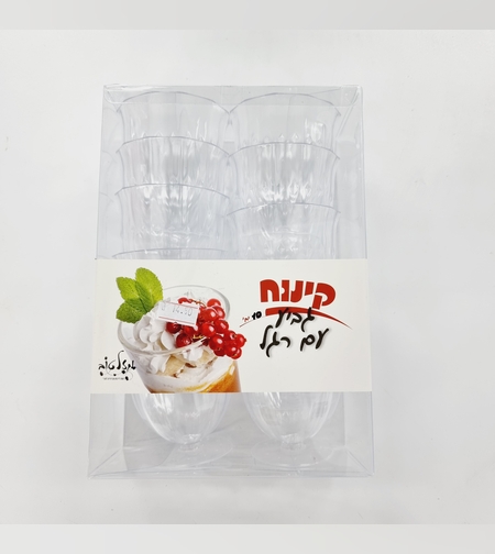 קינוח גביע עם רגל\10יח