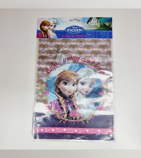 שקיות יום הולדת גדולות 12 יח - פרוזן