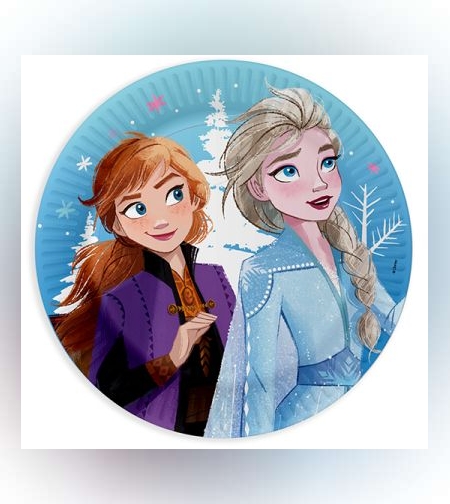 צלחות נייר 20 סמ 8 יח- פרוזן