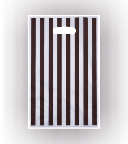 שקיות הפתעה ניילון (10יח') - פסים שחור