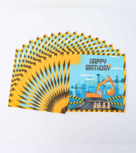 מפיות נייר סט טרקטור חדש 16 יח'