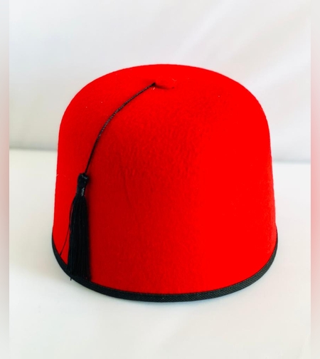 כובע תרבוש אדום 13 סמ