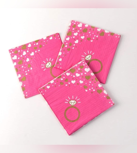 מפיות סט רווקות טבעת 20 יח'