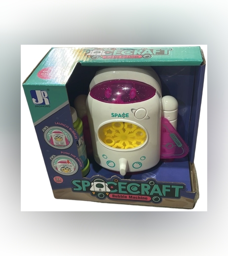 מכונת בועות סבון על סוללות חללית 18*8*15.5