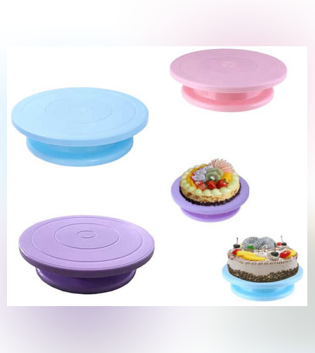 צלחת מסתובבת צבעונית