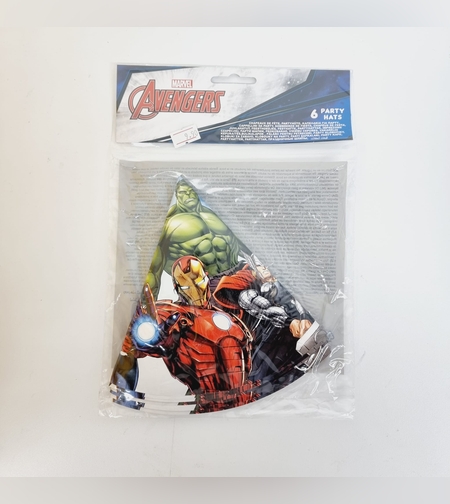 כובע מסיבה 6יח-הנוקמים קמעים